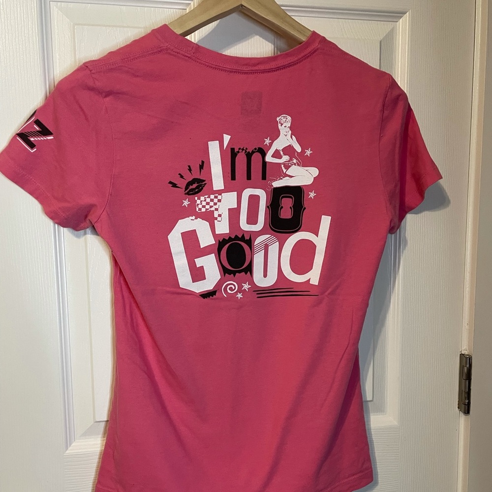 WWE Dolph Ziggler “It’s too bad…” pink tee sz L - Picture 3 of 5